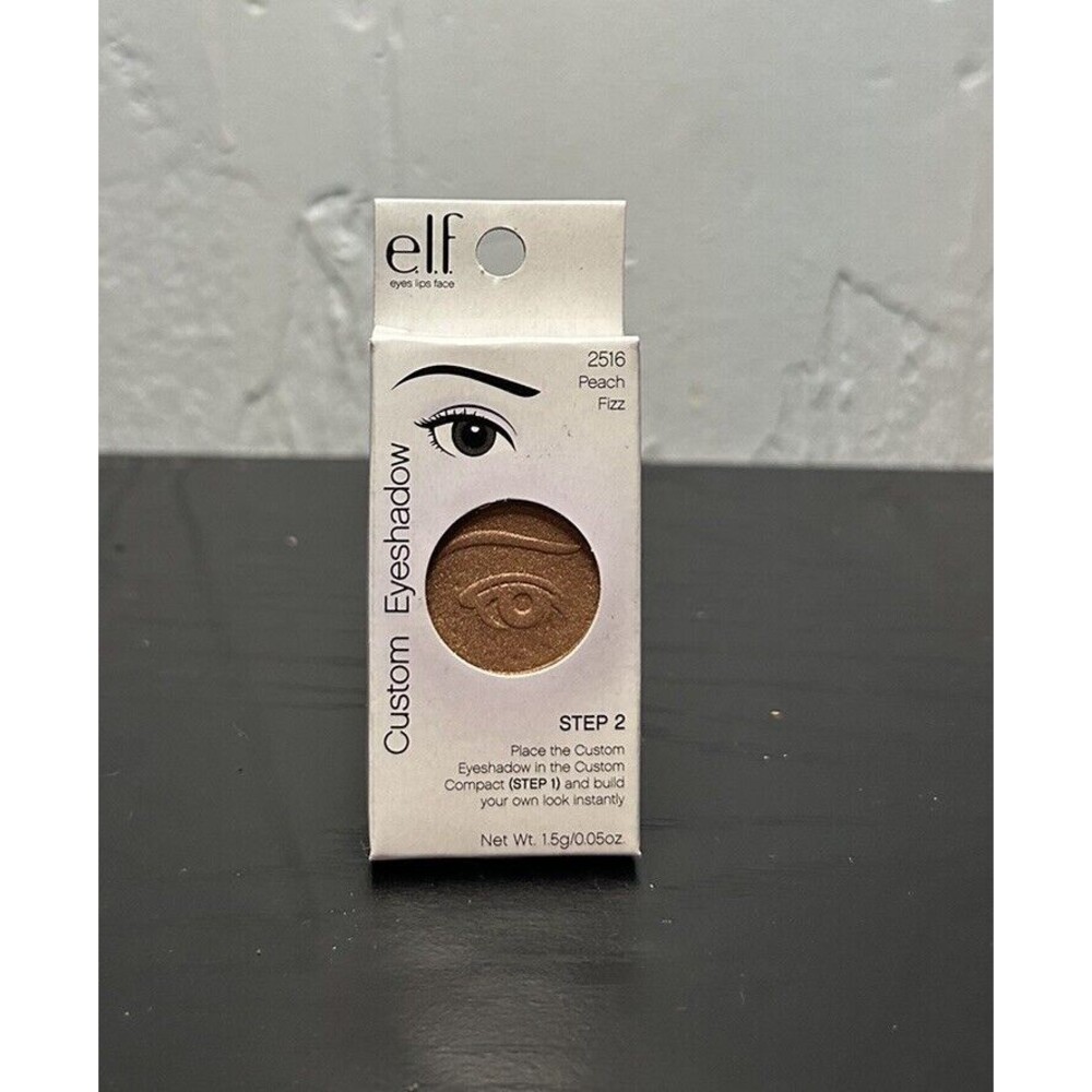 E.l.f. Elements Custom Eye Shadow, 2516 Peach Frizz, 0.05 Oz